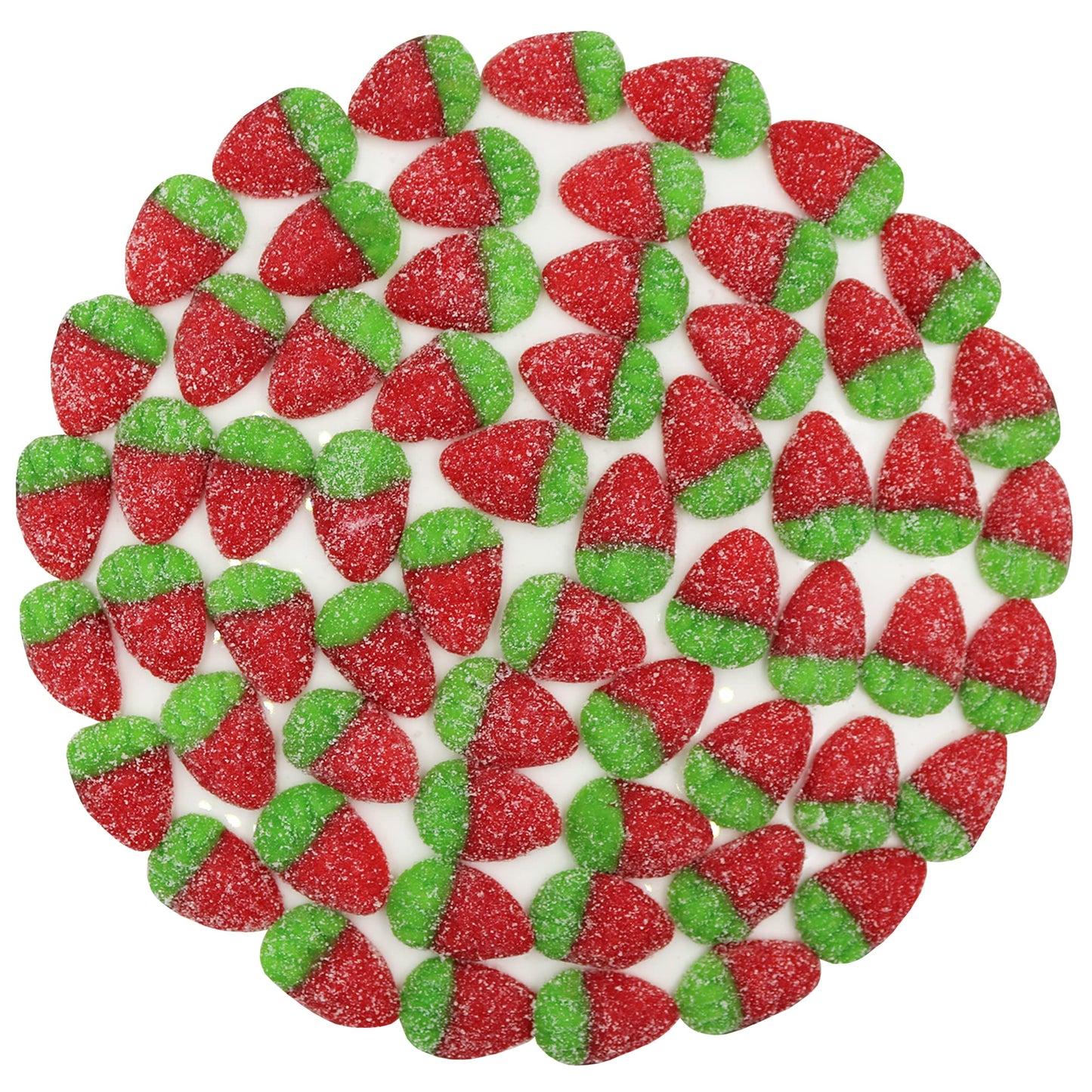 Firstchoicecandy Gummy Fruit Candy (Sour Strawberry, 2 Pound (Pack Of 1))