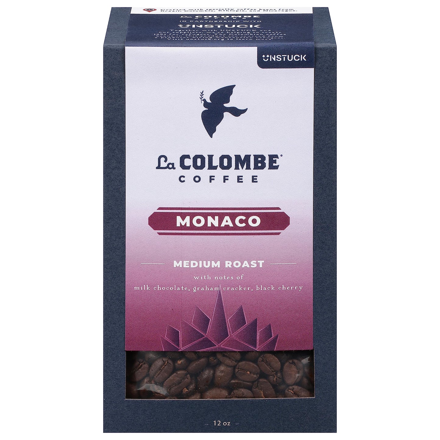 La Colombe Monaco Medium Roast Whole Bean Coffee - 12 Ounce, 1 Pack - Notes Of Currant, Caramel Apple & Malt -Sweet, Fruity, Nut