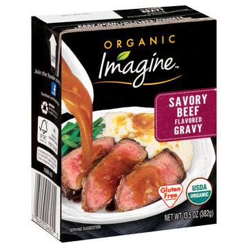 Imagine Organic Savory Beef Flavored Gravy 13.5 Oz