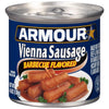 Armour Star Vienna Sausage, Barbecue Flavored, Canned Sausage, 4.6 OZ (Pack of 24)