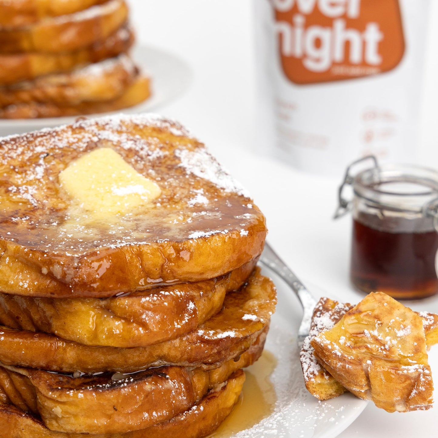 Oats Overnight French Toast Overnight Oats, 20g Protein, Gluten Free, High Fiber, 2.7 oz (Pack of 16)