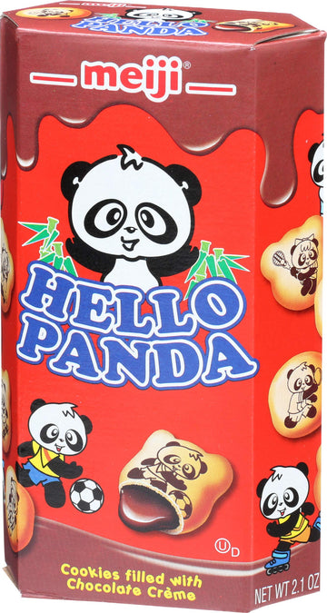 Meiji Hello Panda Biscuit With Chocolate Cream, 2.1 Oz