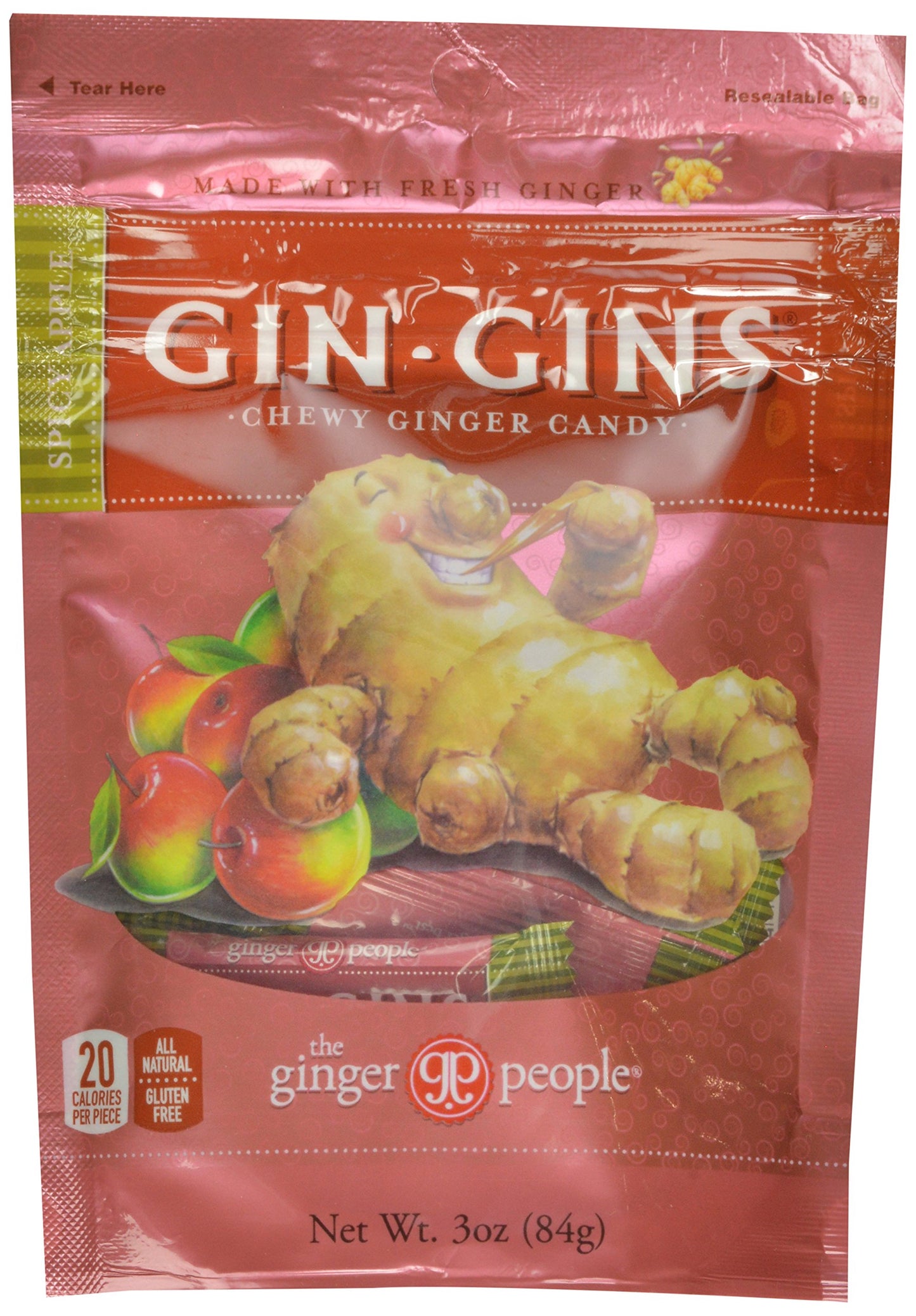 The Flavor Blendger People Spicy Apple Flavor Blendger Chews 3-Ounce Bags (Pack Of 24)
