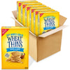 Wheat Thins Hint of Salt Low Sodium Snacks, Whole Grain Wheat Crackers, Bulk Snack Crackers, 6 - 8.5 oz Boxes