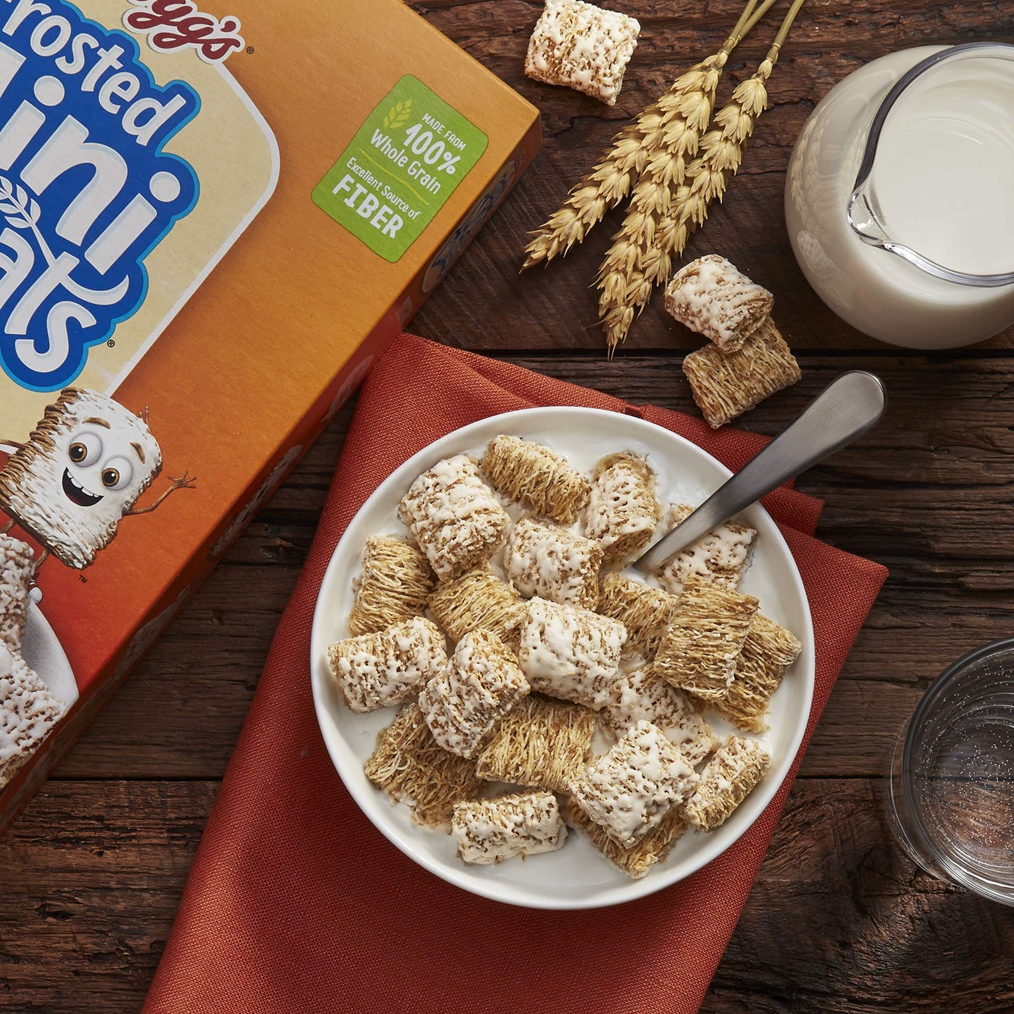 Frosted Mini-Wheats Breakfast Cereal, Original, 18 Ounce (Pack of 16)