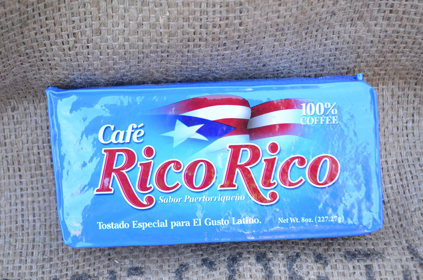 Café Rico 100% Pure Ground Coffee, Sabor Puertorriqueno, 8.8 oz, Pack of 1