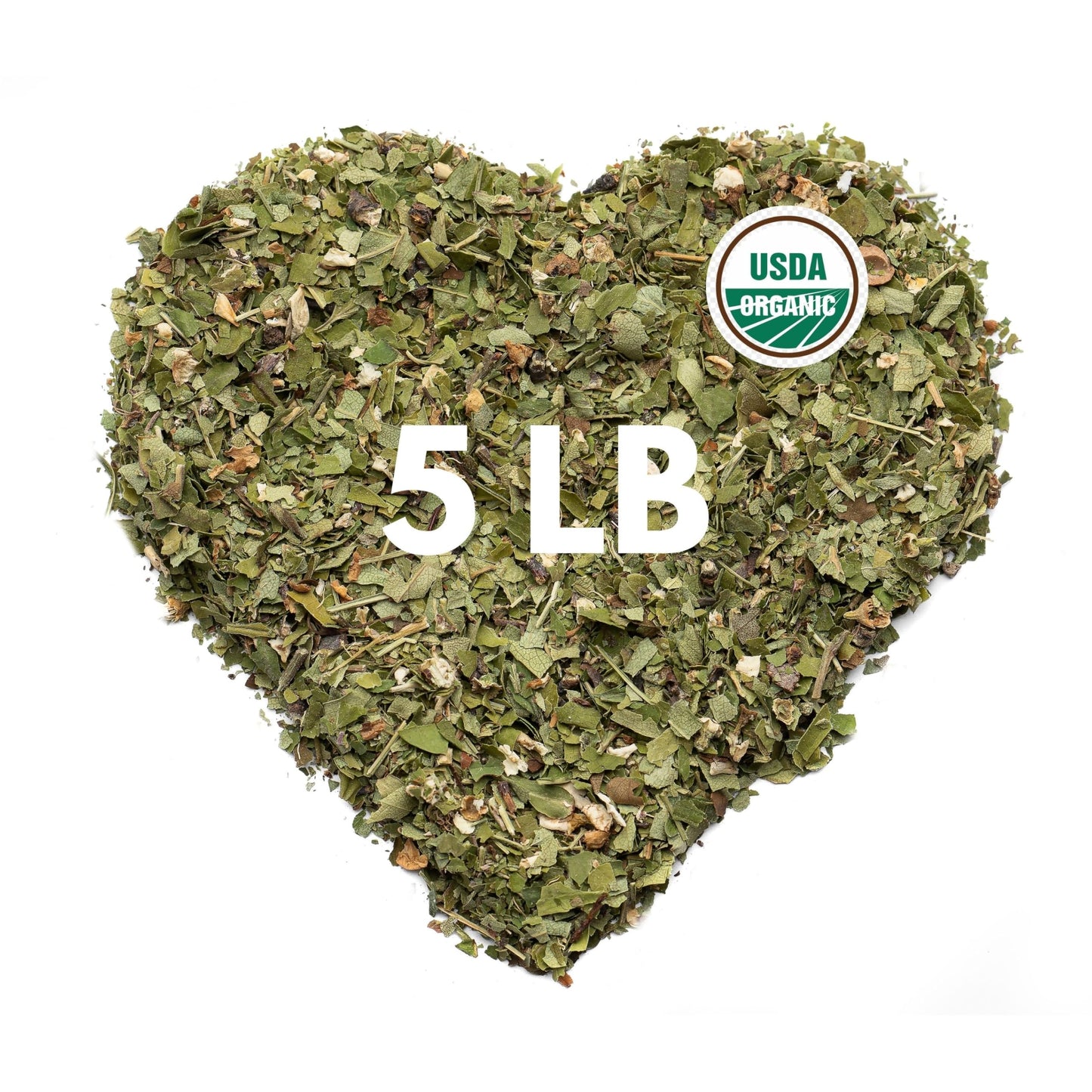 Super Value Pack 5 Lb - Organic Hawthorn Leaf And Flower Tea - Hawthorne Leaves & Flowers For Herbal Tea - Natural Heart Health Support