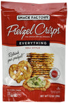 Snack Factory Pretzel Crisps Everything, 7.2-Ounce (Pack of 6)