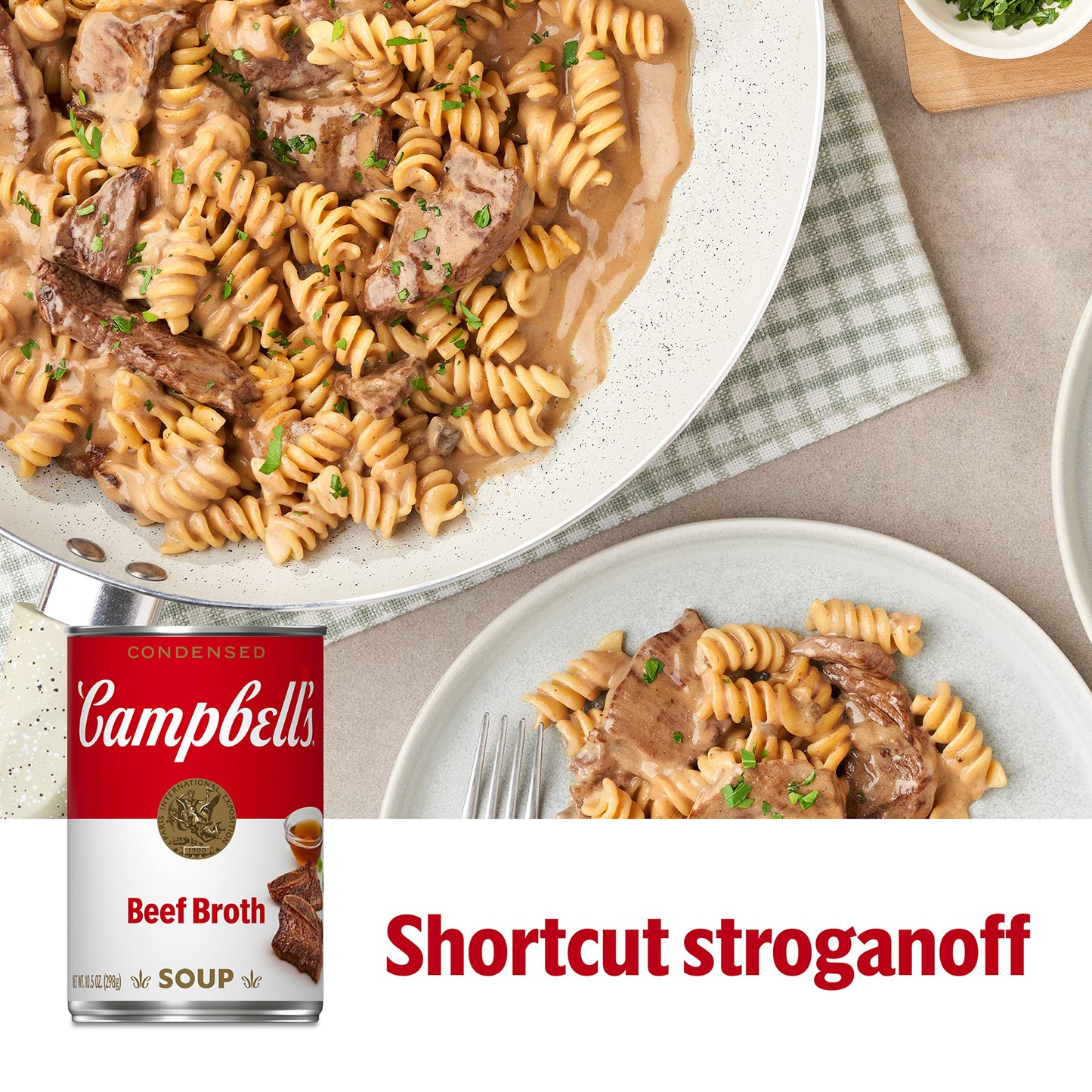 Campbell'S Condensed Beef Broth, 10.5 Ounce Can (Case Of 12)