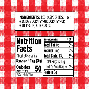 Smuckers Seedless Red Raspberry Jam, 18 Ounces