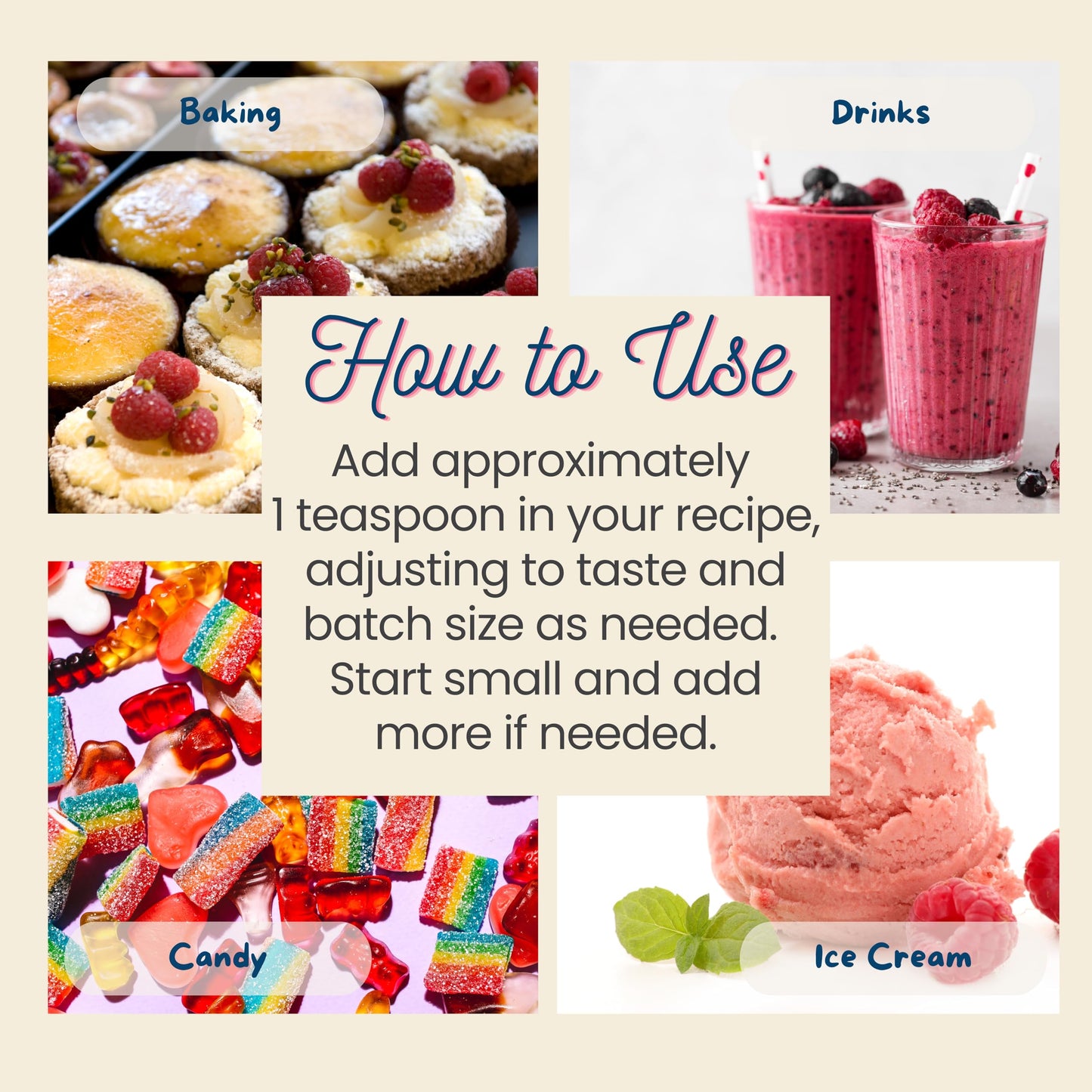 Natural Raspberry Extract - 2 Oz - Water-Soluble - By Harvest Moon Delights - Raspberry Extract For Baking, Ice Cream, Drinks, A