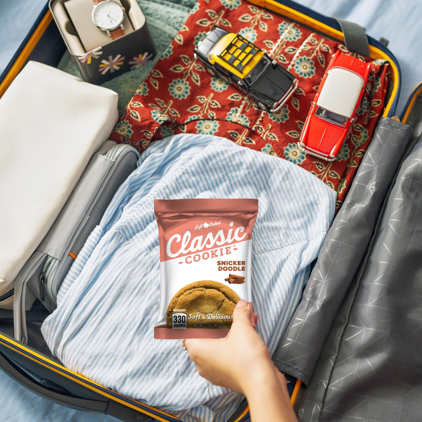 Classic Cookie, Soft Baked Cookie, Snickerdoodle 3Oz, 8 Count Pack