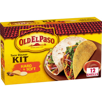 Old El Paso Taco Dinner Kit, Hard & Soft, 11.4 oz.