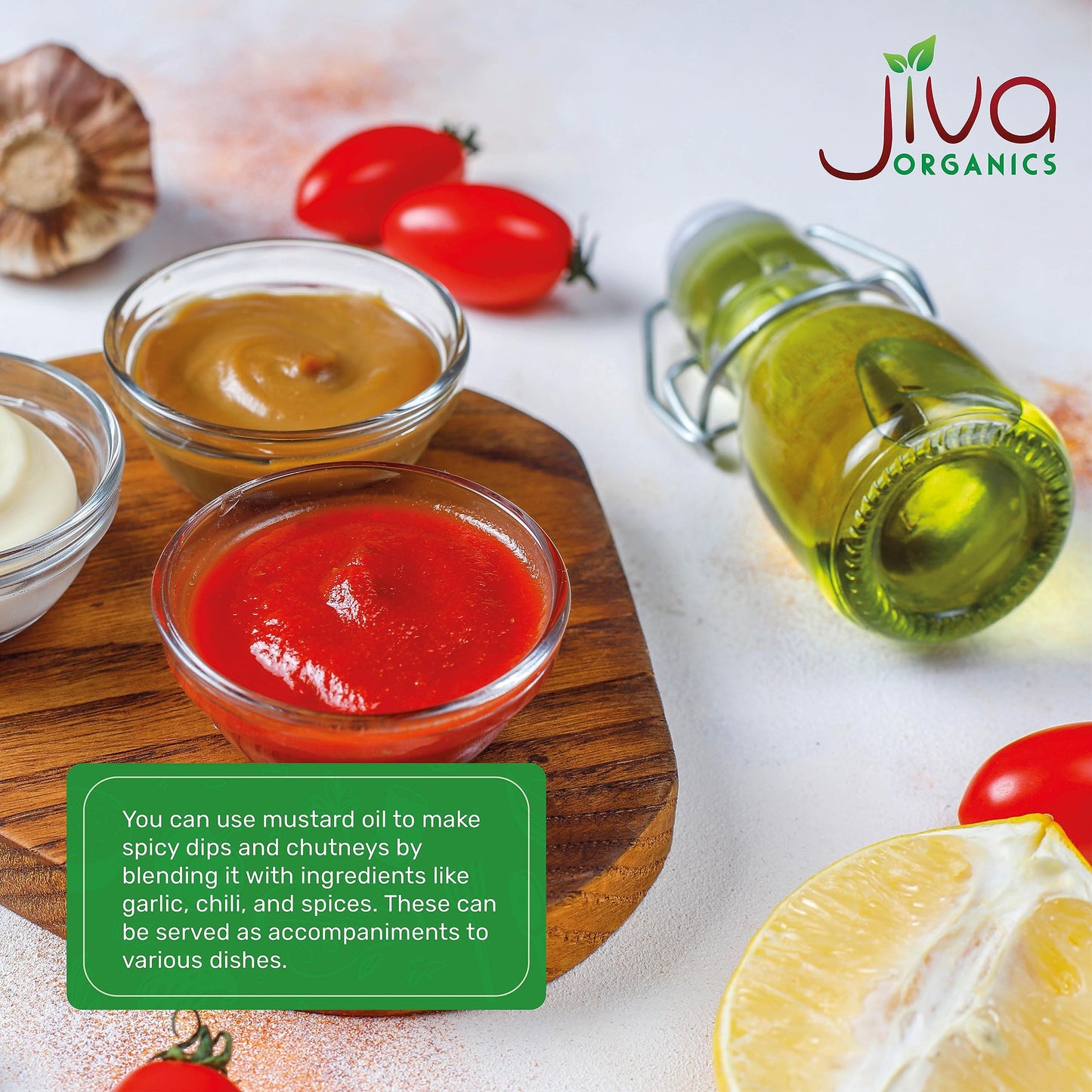 Jiva Organics Organic Mustard Oil 1 Liter Bottle (33.8 Ounce) - Non-GMO, Premium, Cold Pressed