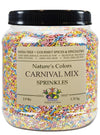 India Tree Nature's Colors Carnival Mix Sprinkles, 2.9-Pound Jar, Naturally Colored Sprinkle With Vegetable Colorants, Kosher