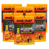 Snak Club x Hot Ones Hot Habanero Snack Mix, Spicy Snacks with Peanuts, Pretzels, Sesame Sticks, Toasted Corn & Cashews, Inspire