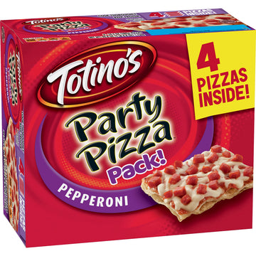 TotinoS Party Pizza, Pepperoni, Frozen Snacks, 4 Ct, 40.8 Oz