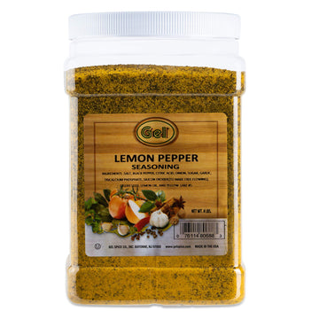Gel Spice Lemon Pepper Seasoning 4 Lb (64 Oz) Club Size
