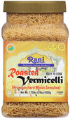 Rani Roasted Vermicelli (Roasted Wheat Noodles) 28oz (1.75lbs) 800g PET Jar ~ All Natural | Vegan | NON-GMO | Kosher | Indian Or