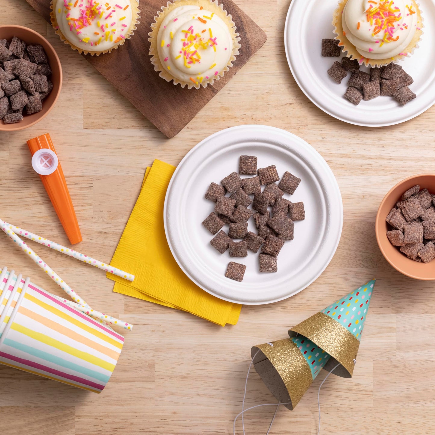 Chex Mix Muddy Buddies Brownie Supreme, 4.5 Oz, (Pack of 7) - Delicious Snack Mix