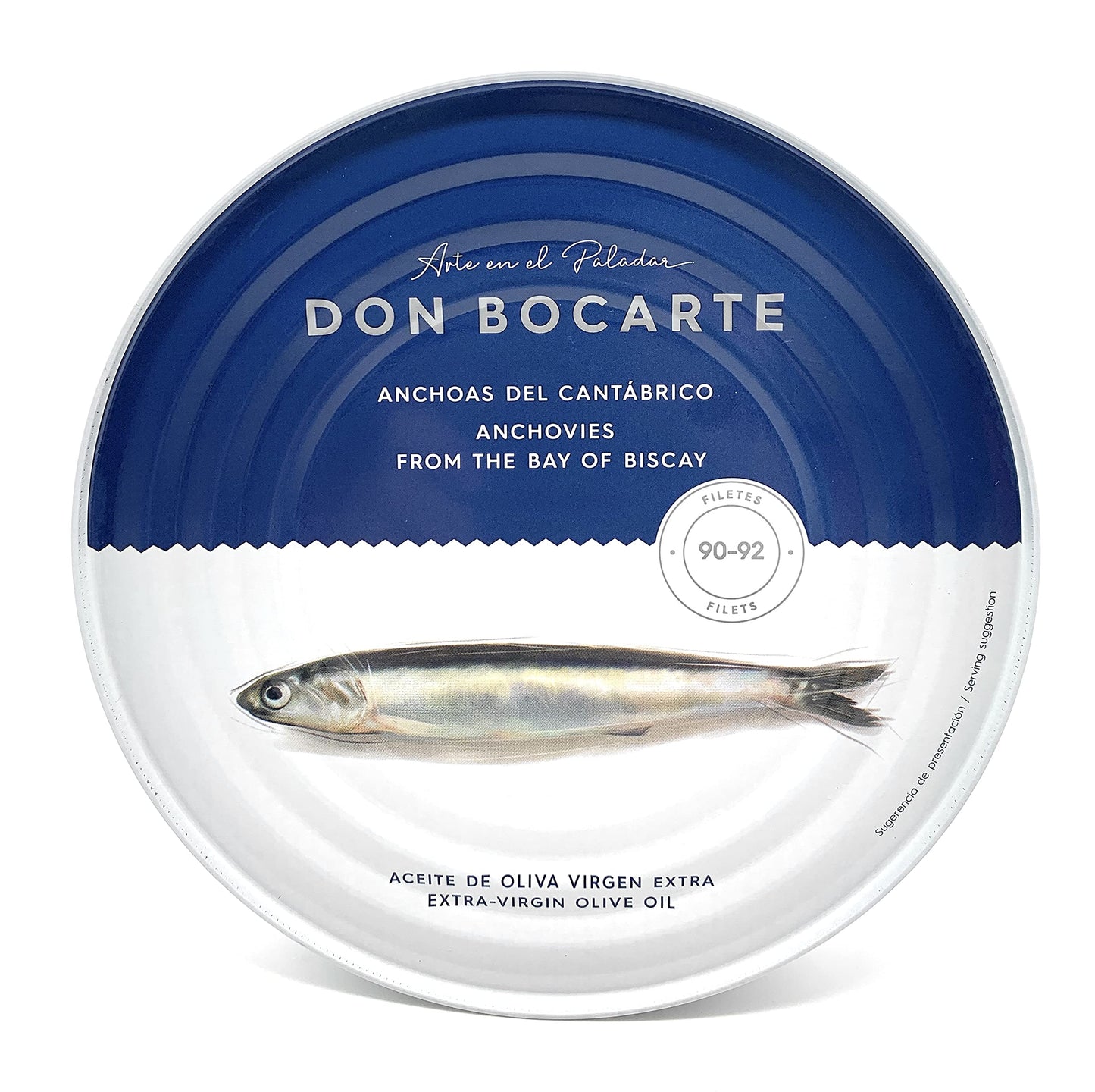 Don Bocarte Cantabrian Anchovies in Extra Virgin Olive Oil 19.4 Oz Can