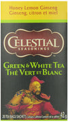 Celestial Seasonings Green Tea Honey Lemon Ginseng, 20-Count (Pack Of6)