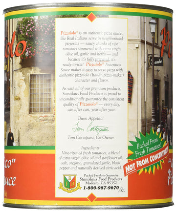 Pizzaiolo Pizza Sauce Autentico (6 Lb 8 Oz)