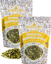 RawGuru Organic Sprouted Pumpkin Seeds - Pumpkin Seeds to Eat - 16 oz, Pack of 2