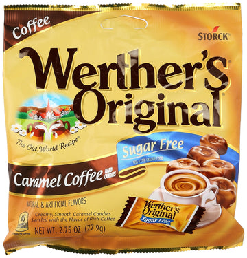 Storck Usa Werthers Sugar Free Caramel Coffee Hard Candies, 2.75 Oz