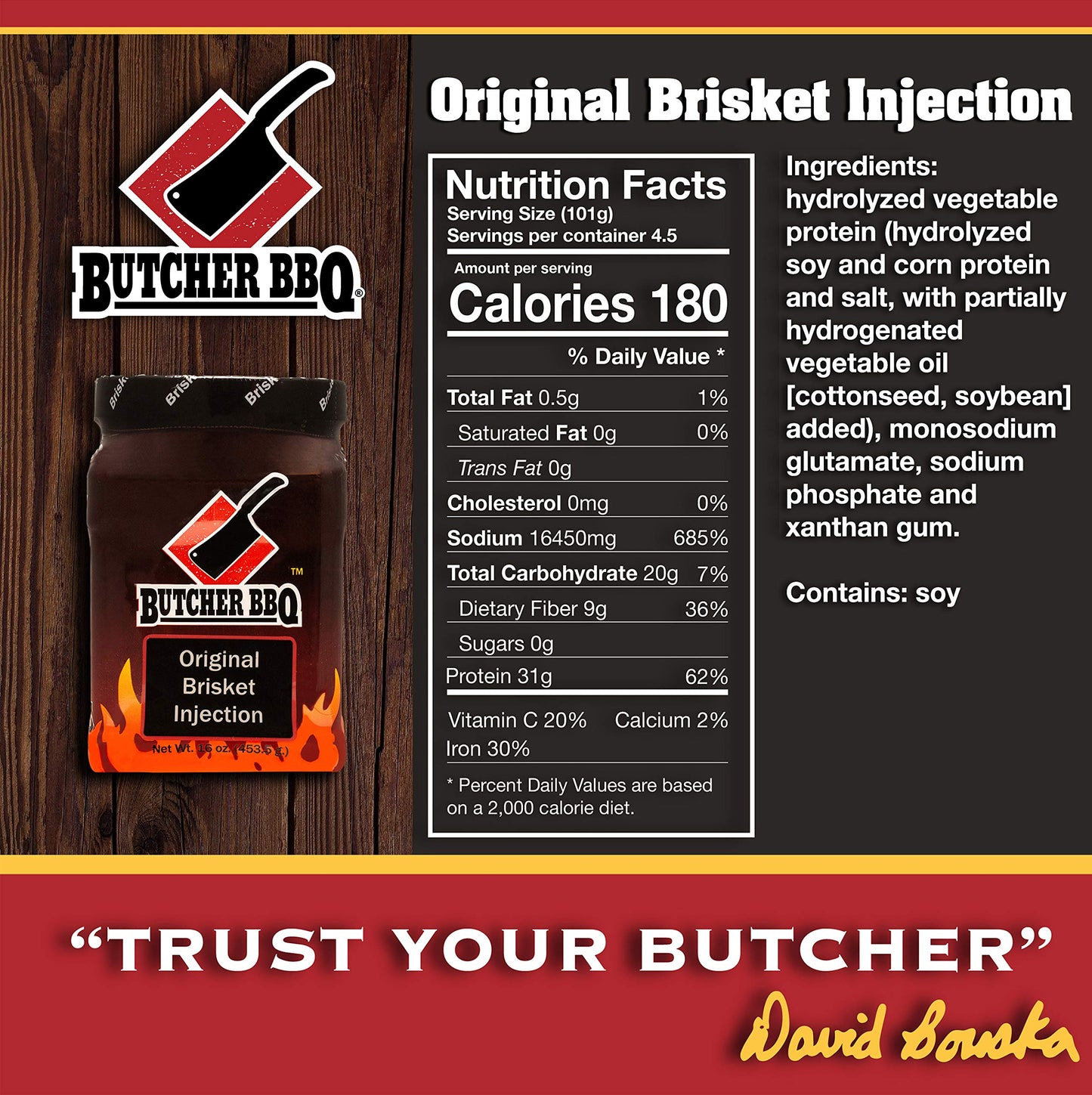 Butcher BBQ Original Brisket Injection for All Kind of Meat 1 Pound