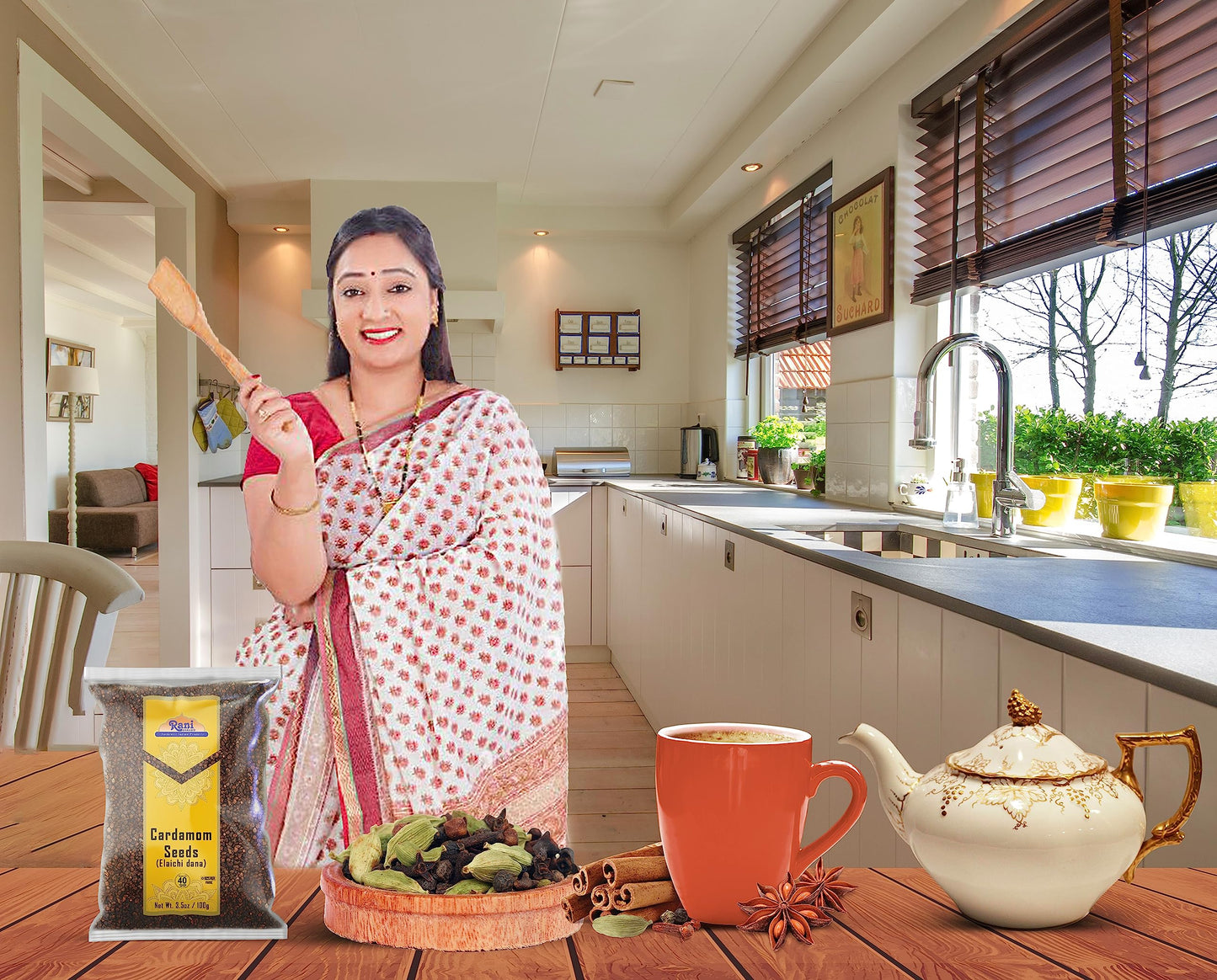 Rani Cardamom (Elachi) Decorticated Seeds Indian Spice 3.5Oz (100G) ~ All Natural | Vegan | Gluten Friendly | Non-Gmo | Kosher | Indian Origin