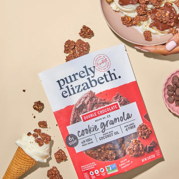 Purely Elizabeth Cookie Granola, Double Chocolate, Gluten-Free, Non-Gmo (11Oz Bag)