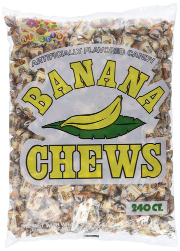 Albert'S Fruit Chews - Banana Flavor 1.53 Pounds (240 Candies)