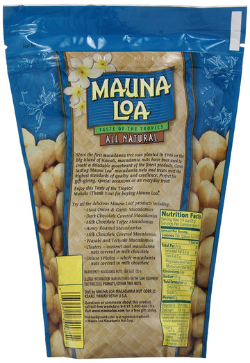 Mauna Loa Macadamias, Dry Roasted with Sea Salt, 10-oz.