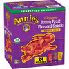 Annies Organic Bunny Fruit Snacks, Gluten Free, Variety Pack, 24 Pouches