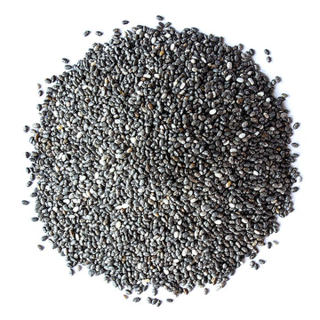 Food to Live - Organic Black Chia Seeds, 2.5 Pounds Non-GMO, Whole, Sproutable, Vegan, Kosher, Keto, Sirtfood, Bulk. Rich in Ess