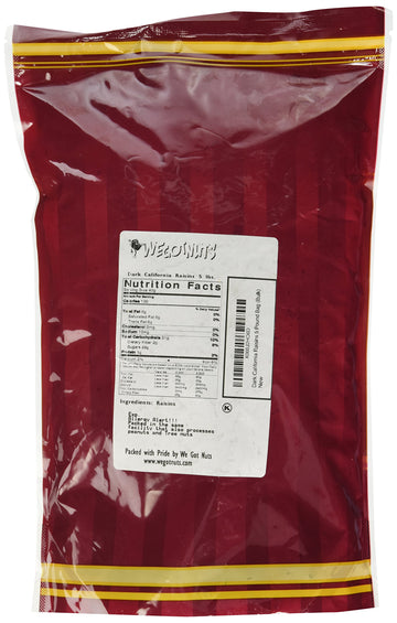 The Nutty Fruit House Raisin Collections (Black, 5 Pound (Pack of 1))