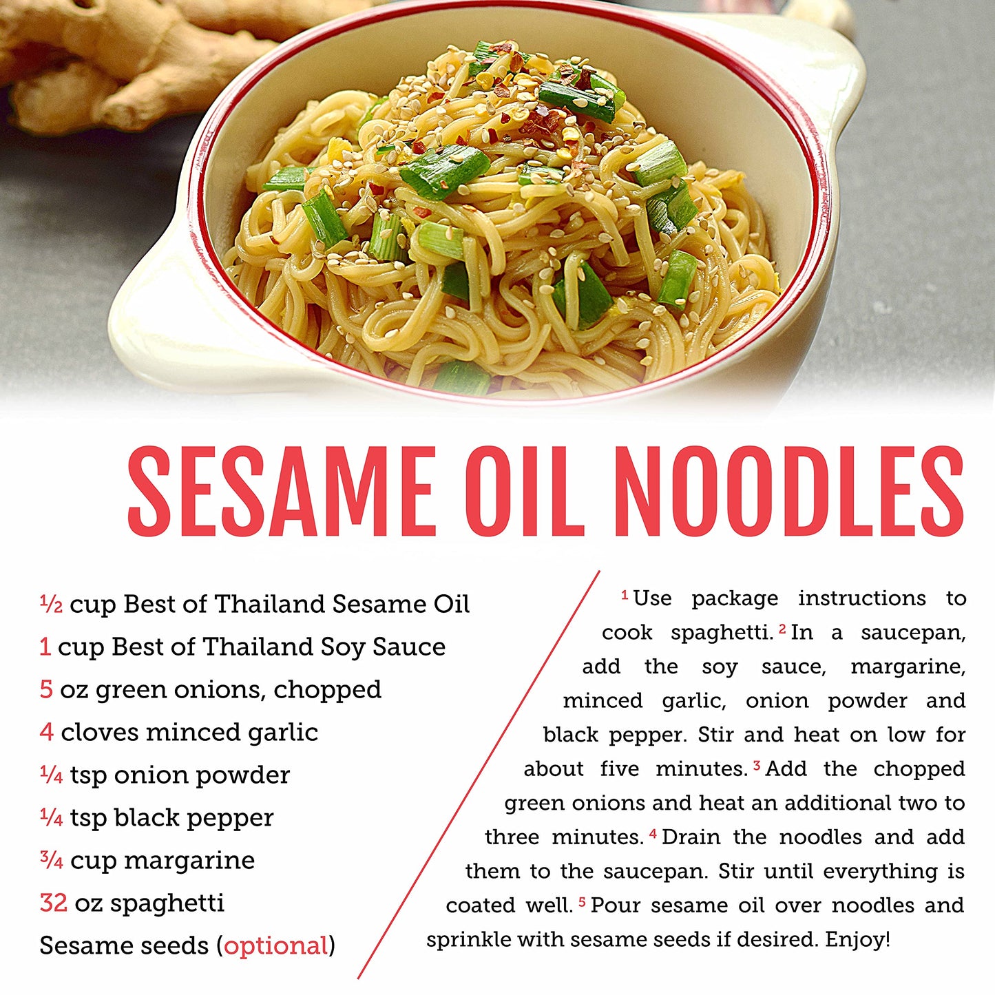 Best Of Thailand Sesame Oil | Fat Free, Gluten Free, No Msg, Kosher For Passover Marinade & Dressing For Authentic Asian Cooking