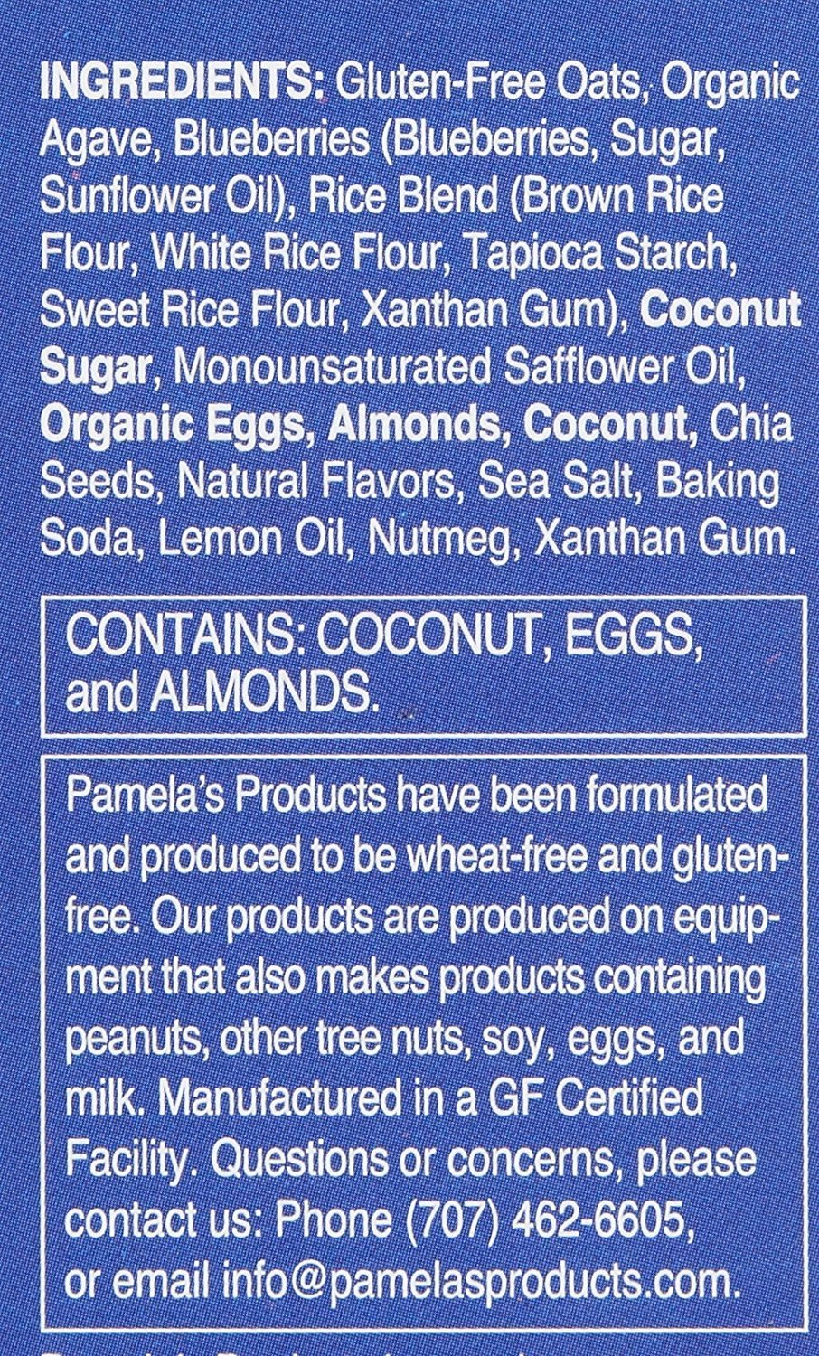 Pamela'S Products - Oat Whenever Bars - Blueberry Lemon - Case Of 6 - 1.41 Oz.