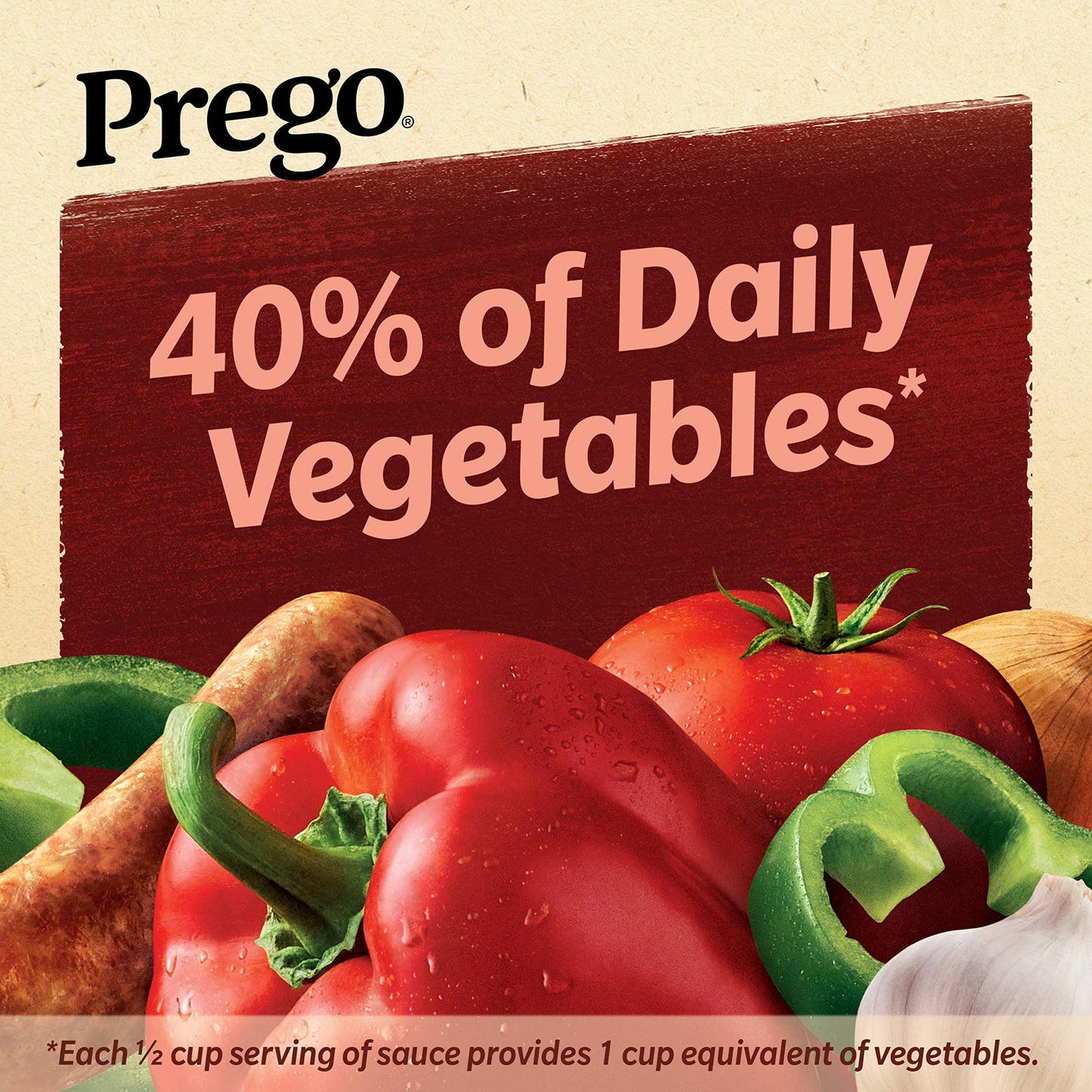 Prego Sweet Sausage And Roasted Peppers Pasta Sauce, 23.5 Oz Jar (Case Of 6)