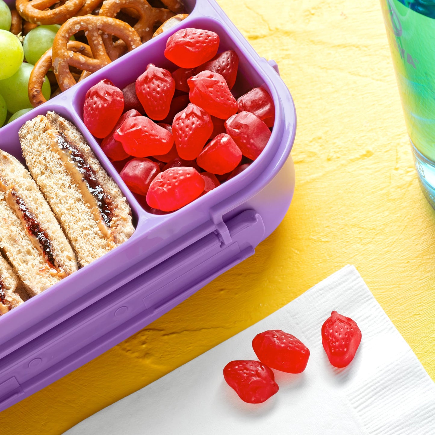 Funables Fruity Snacks, Strawberry, Flavored Snacks, Halloween Candy Variety Pack Trick-Or-Treat Assortment, 0.8 Oz 22 Ct