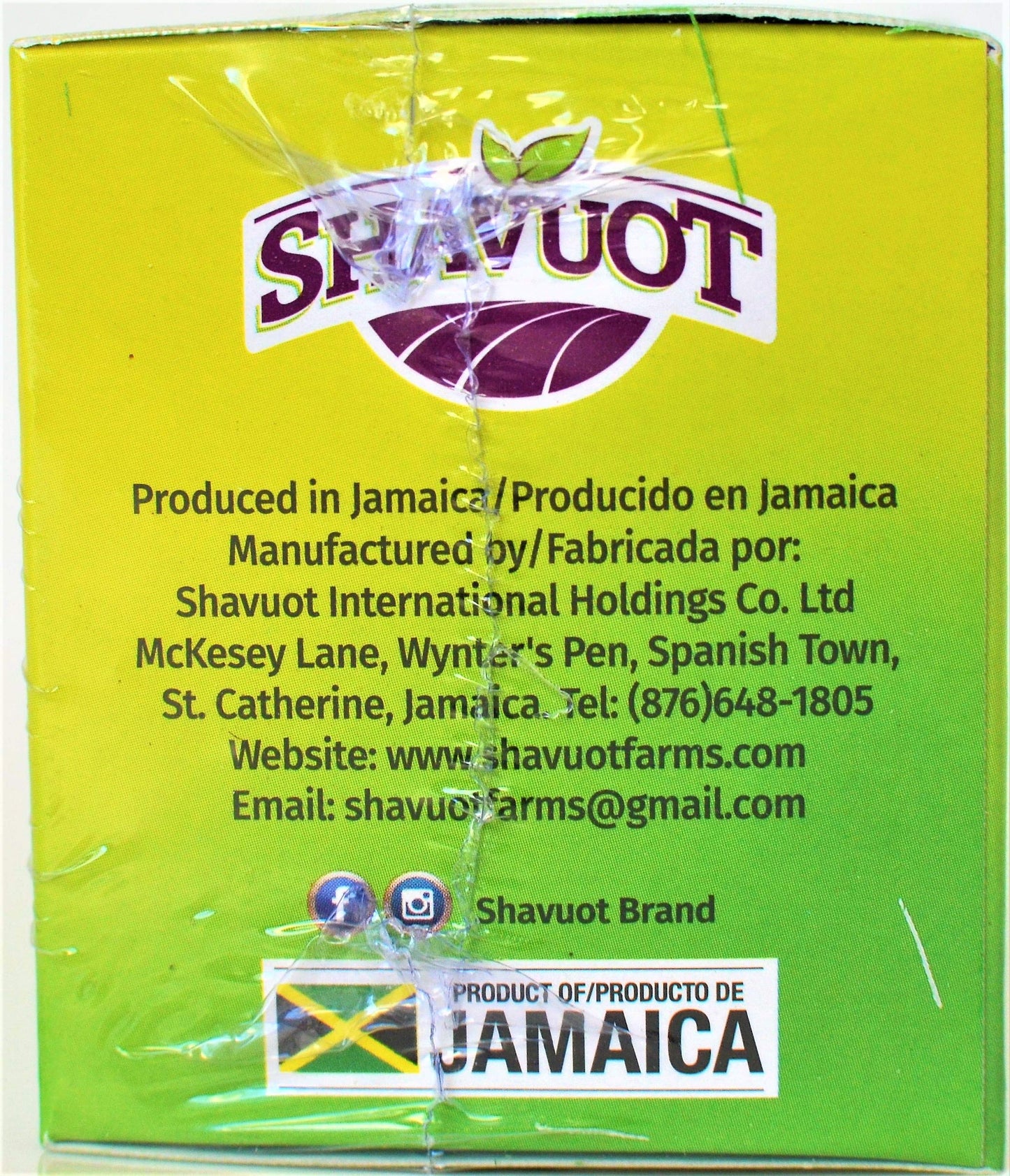 Shavuot Jamaican Cerasee Tea - 20 Tea Bags, Pack of 2, Herbal Tea, Caffeine-Free, Authentic Jamaican Flavor