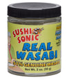 Sushi Sonic 51% Real Wasabi Powder, for Sushi, Sashimi, Snack Topping, No Dyes or Fillers, 2 oz jar