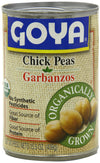 Goya Organic Chick Peas, 15.5-Ounce (Pack Of 24)