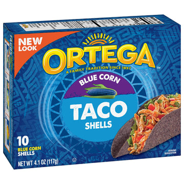 Ortega Taco Shells, Blue Corn, 10 Count