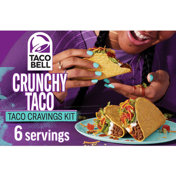 Taco Bell Crunchy Taco Dinner Kit (12 Count Per Box)