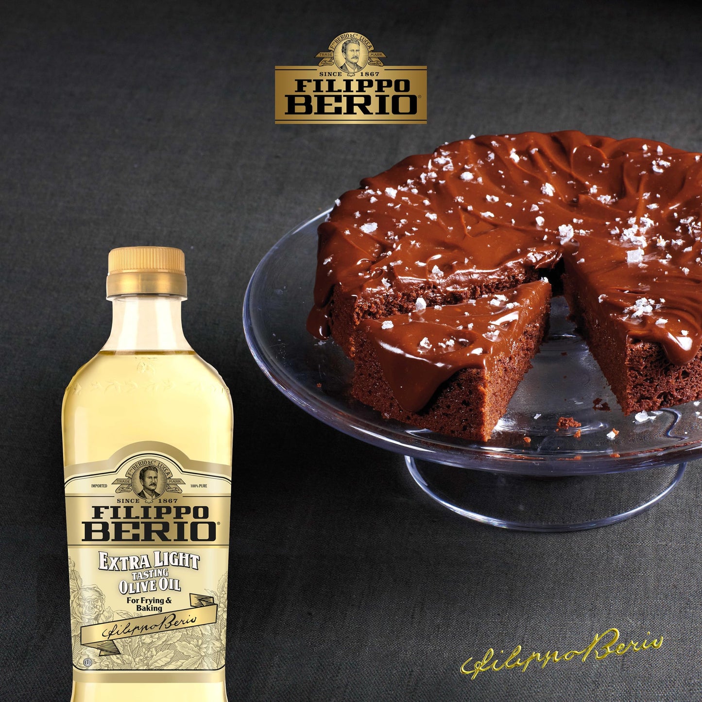 Filippo Berio Extra Light Olive Oil, 16.9 Ounce Rpet Bottle