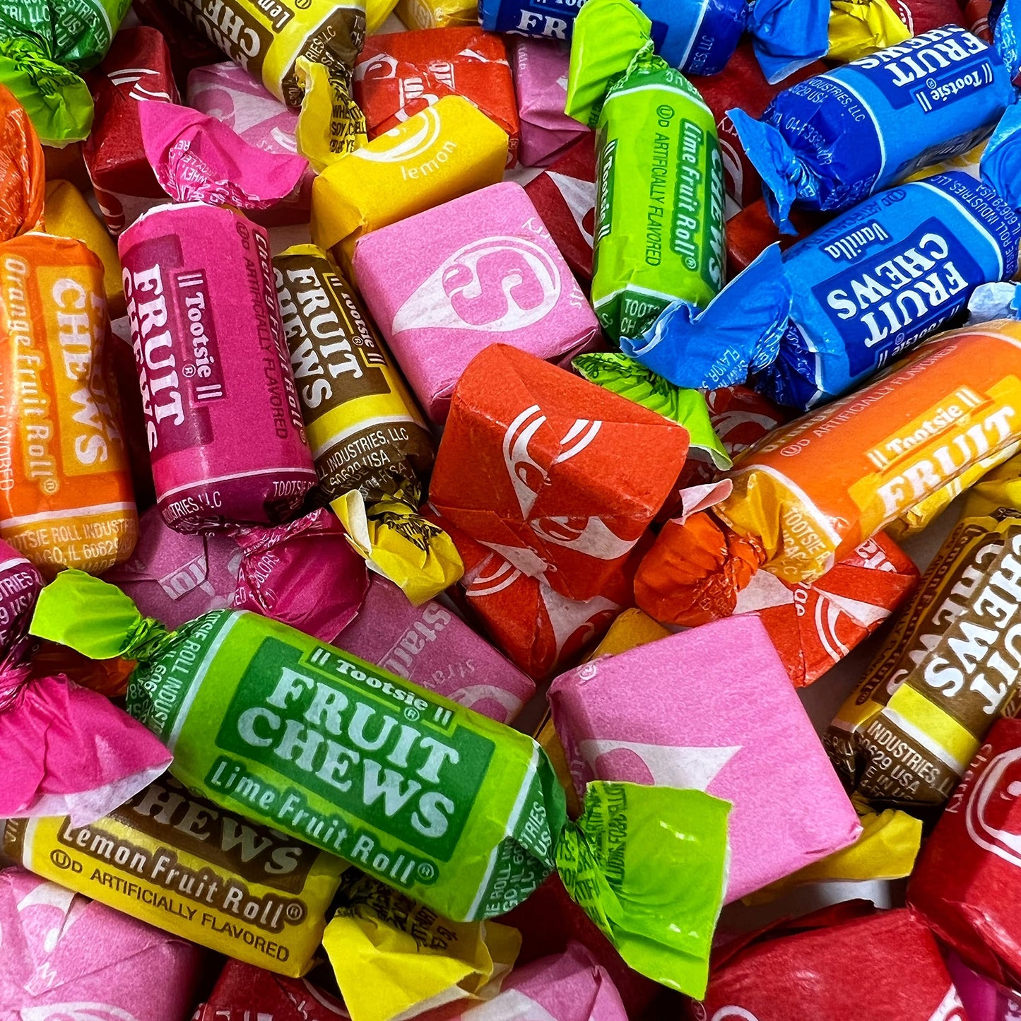 Holiday Special Chewy Fruit Candy Assortment - 3 lb - Original Starburst and Tootsie Roll Fruit Chews - Chewy Fruity Soft Candy