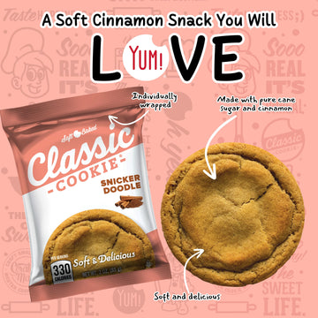 Classic Cookie, Soft Baked Cookie, Snickerdoodle 3Oz, 8 Count Pack