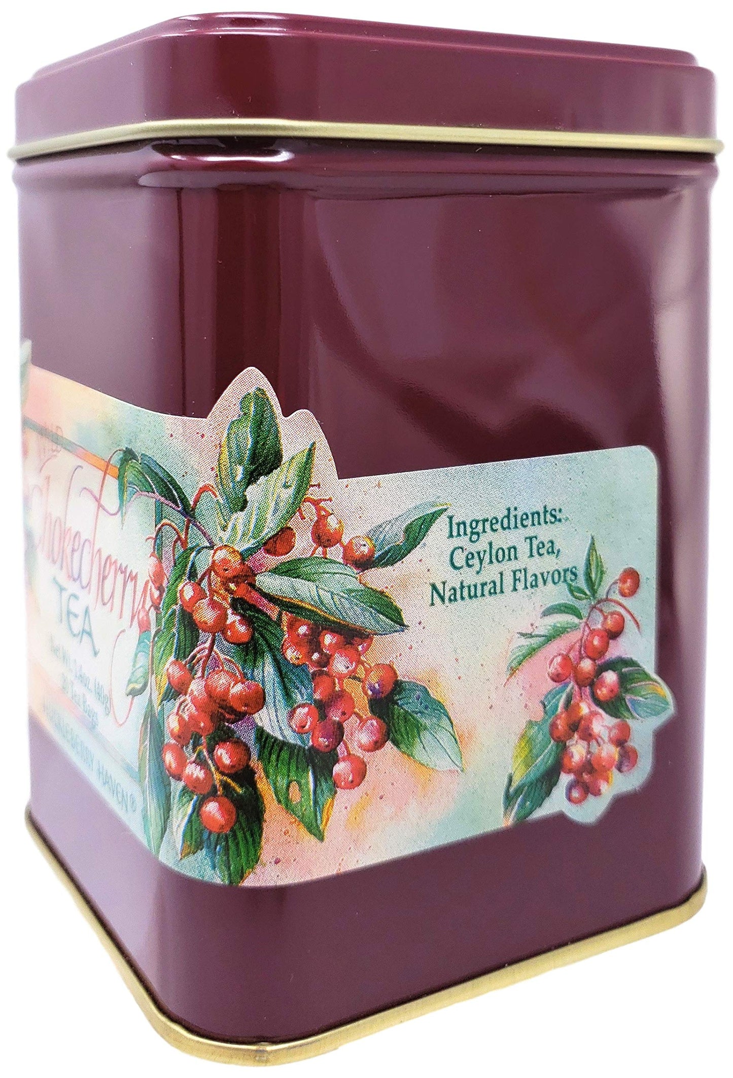 Taste The Wilderness Wild Chokecherry Tea Tin (20 Tea Bags)